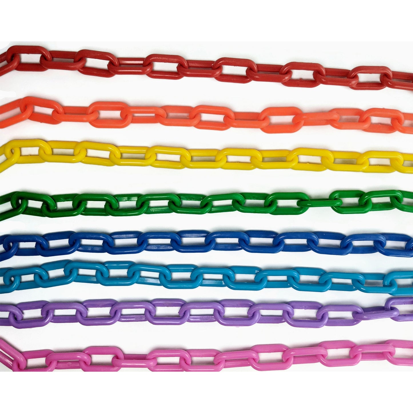 6 mm Plastic Chain by the foot, 1 3/8" links