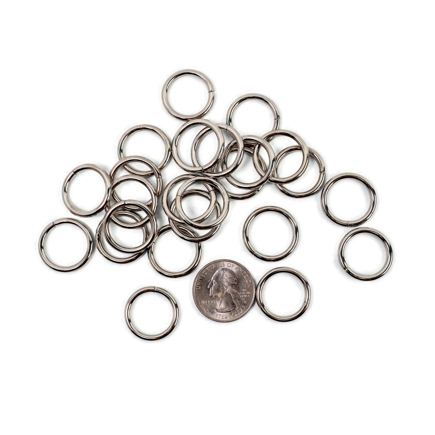 Nickel Plated - 16 mm O Ring