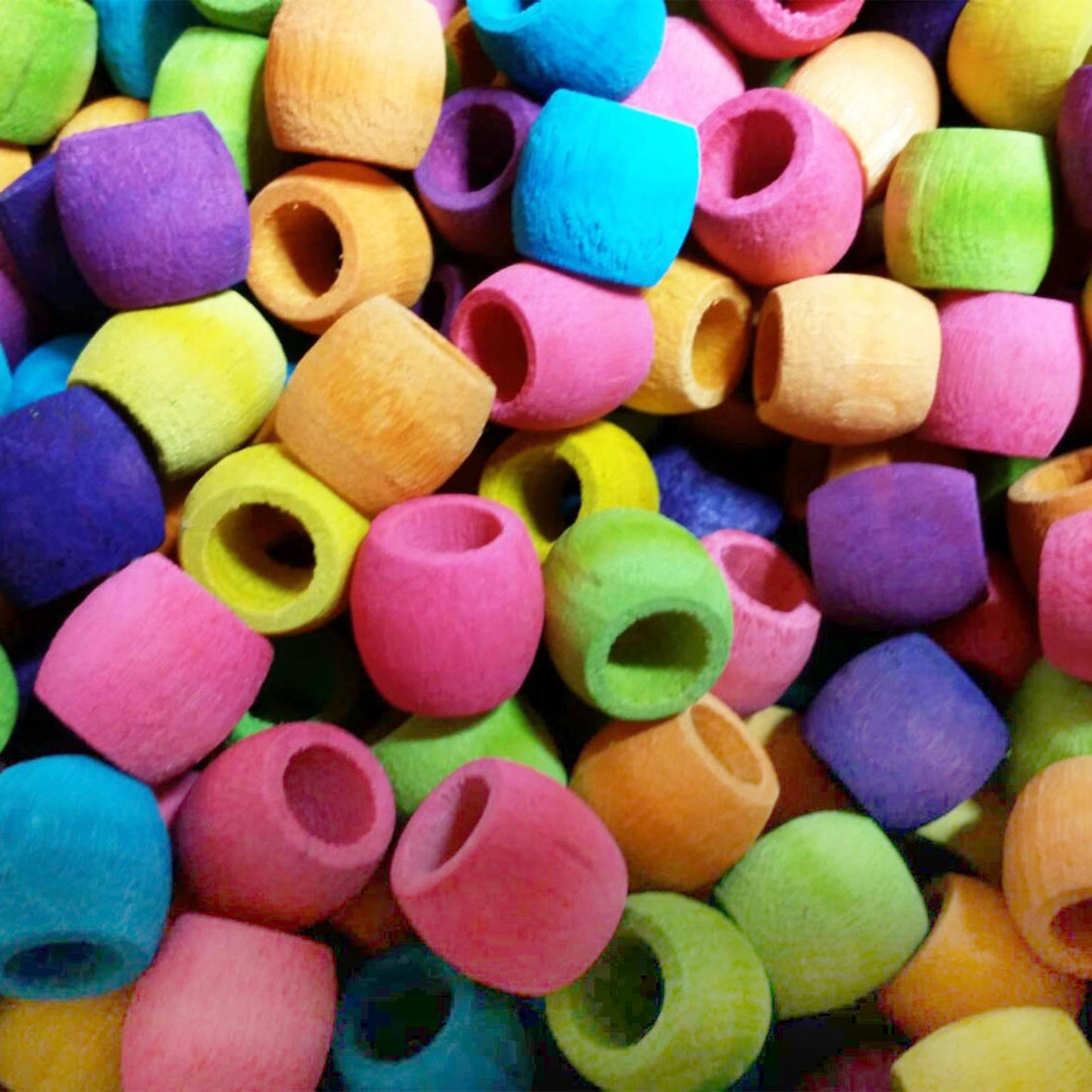 1/2" Barrel Bead - Colored