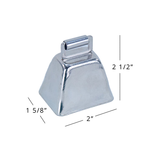 XL Cowbell - Nickel Plated - Bird Toy Part