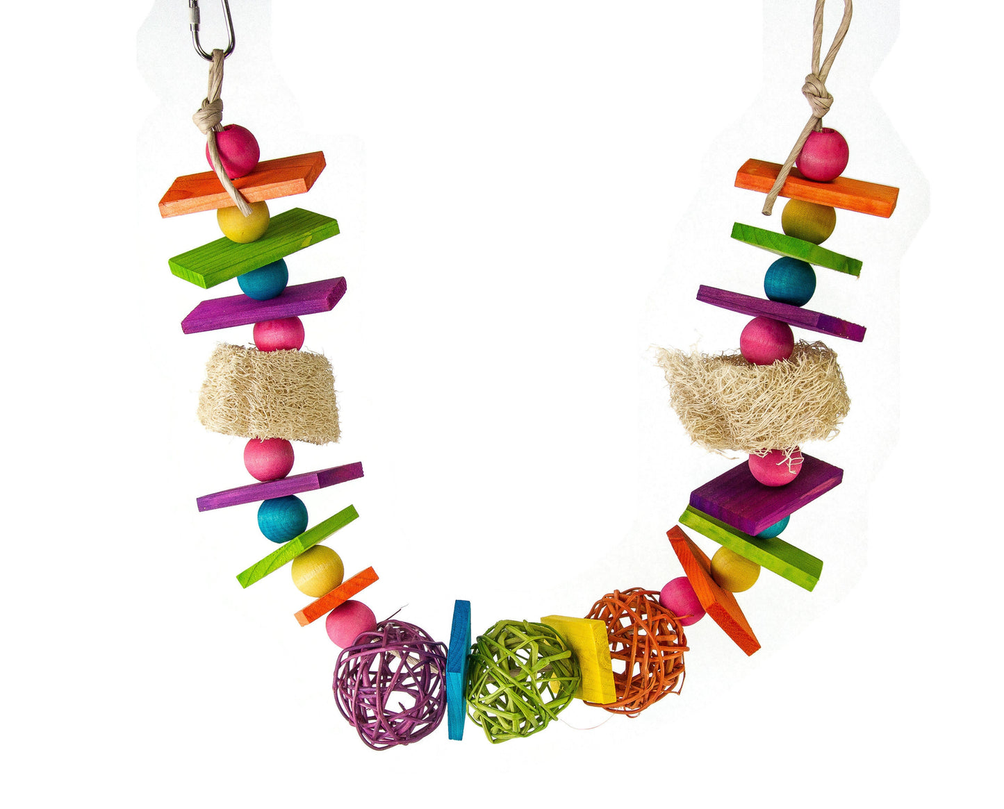 Great Big Rainbow Garland - Chew Toy for Guinea Pigs, Rabbits and Chinchillas