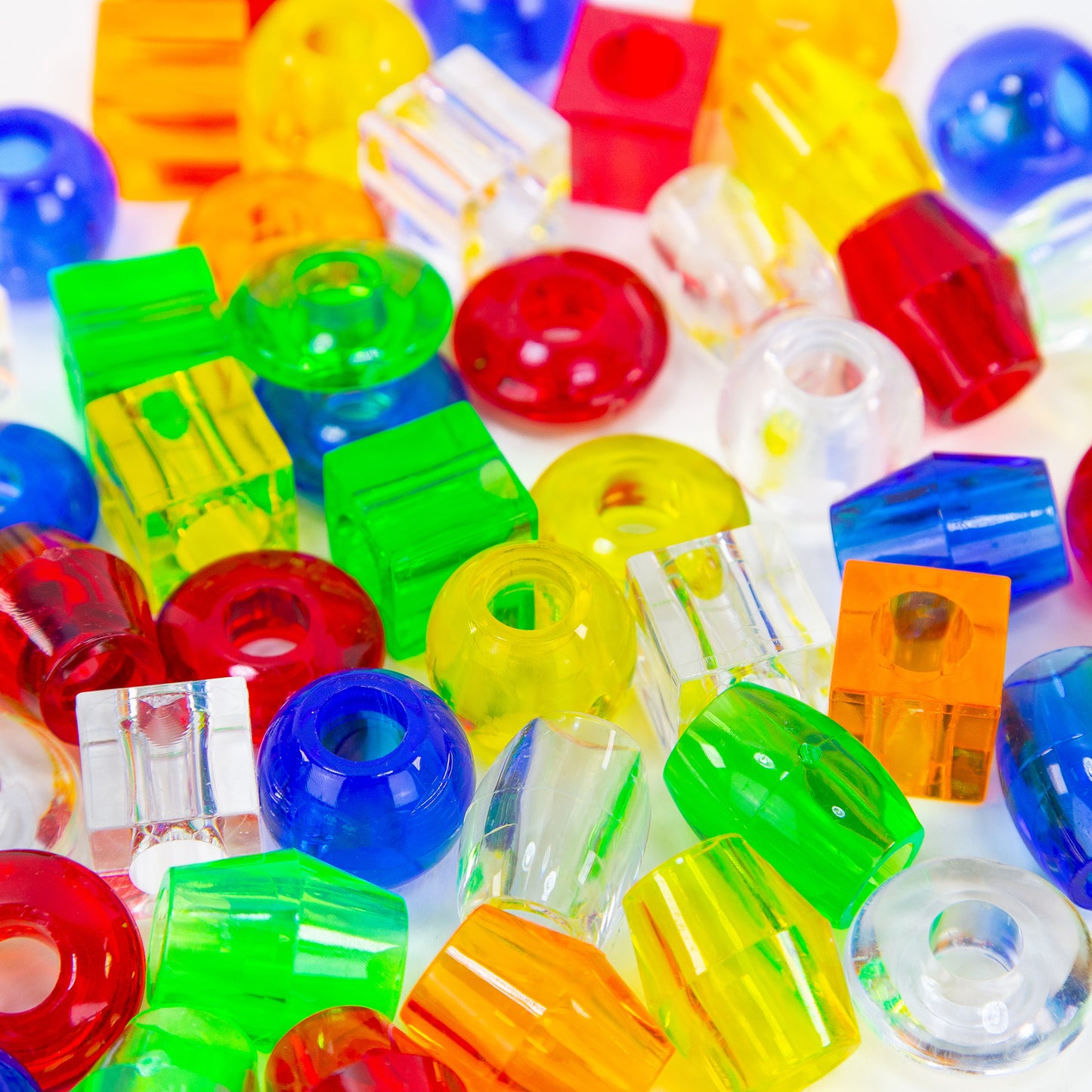 Jumbo Beads Transparent Colors - Bird Toy Part