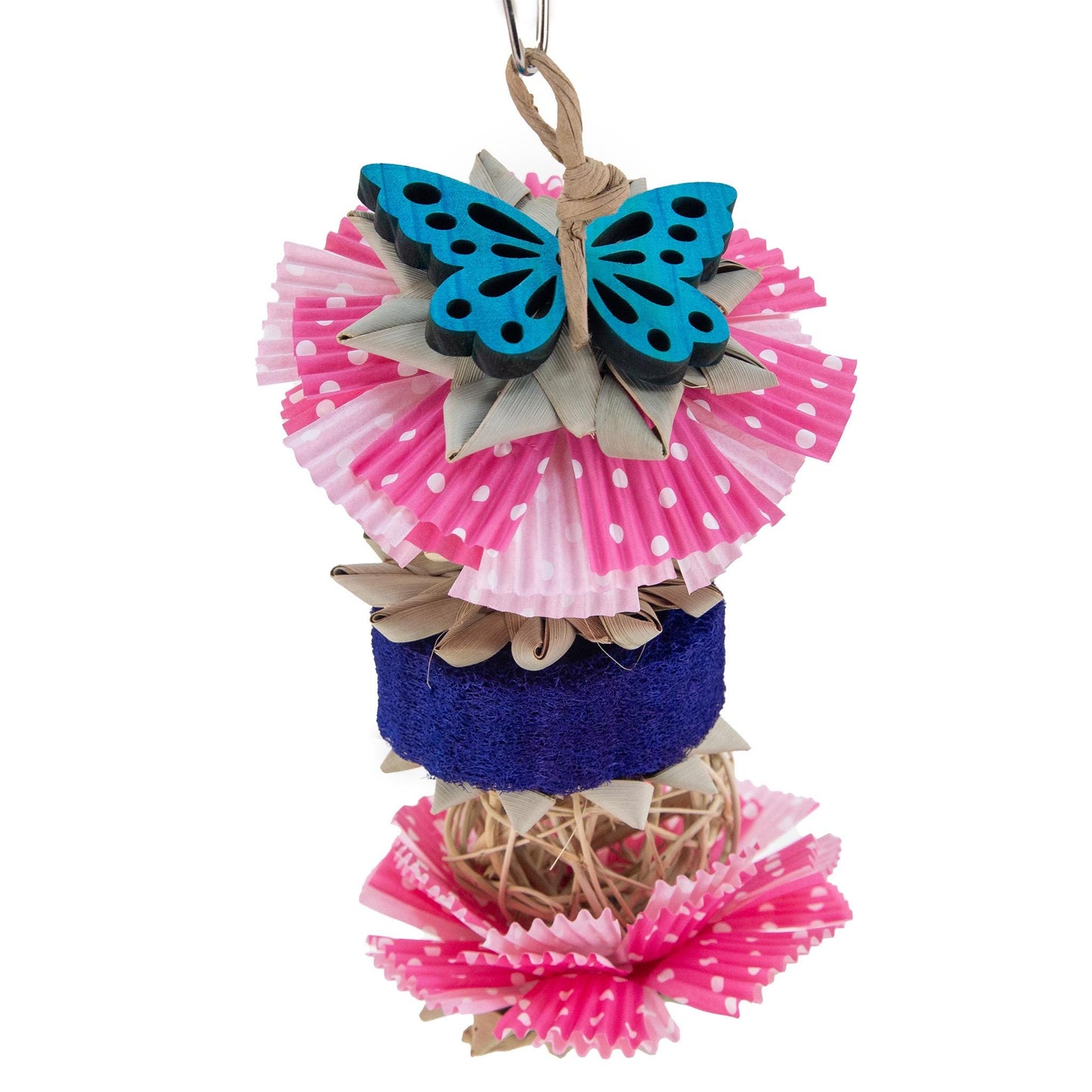 Wicker, Loofah and Palm Toy - 4 Styles Available - Flutter Bunch