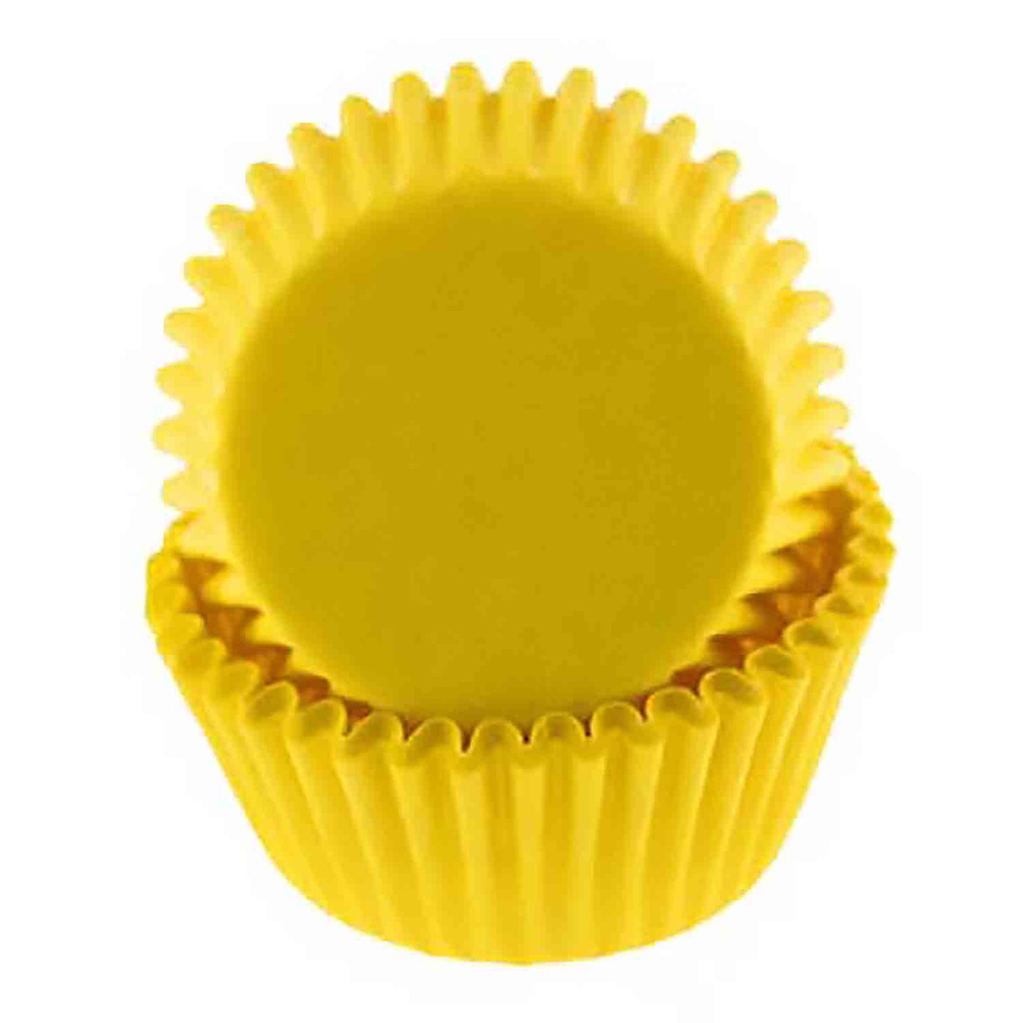 Yellow Cupcake Wrappers - Uncoated Paper 50 Count