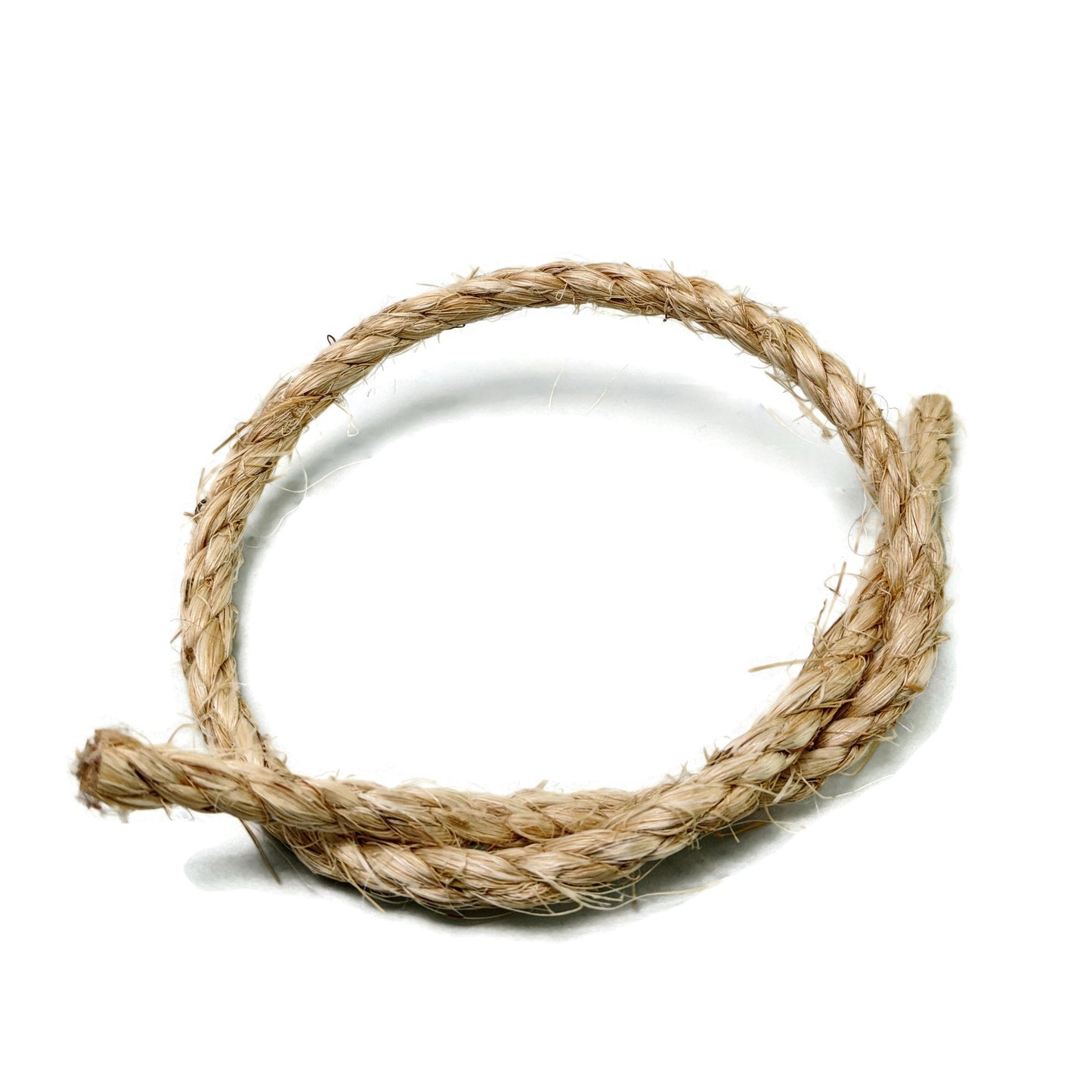 1/4" Natural Sisal Rope by the Foot - No Oil, No Chemicals, All Natural