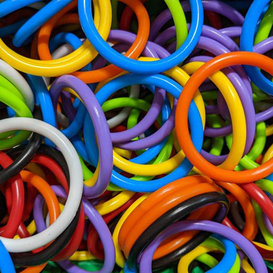 Plastic Rings 2 inch - Bird Toy Part, Sugar Glider Toy Part