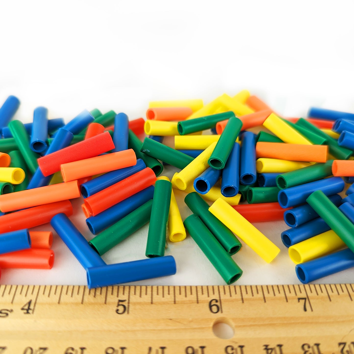 3 oz - Approximately 270 Pieces - Straw Beads - Sugar Glider Toy Parts, C Link Cover