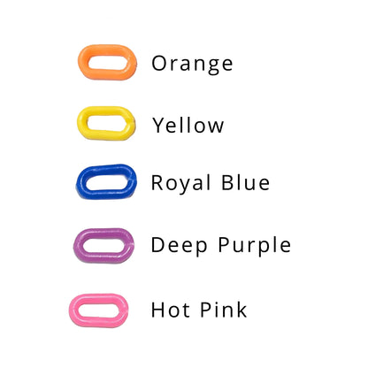 4 mm Plastic Chain by the foot, 1" links