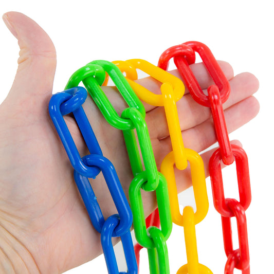 8 mm Plastic Chain by the foot, 2" links