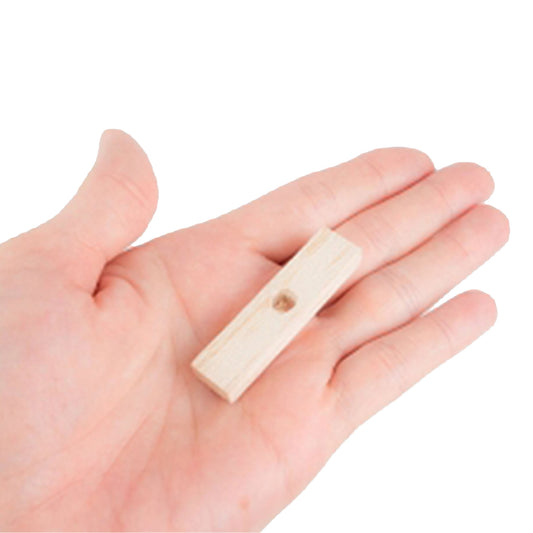 Natural Mini Balsa Blocks - 2" x 1/2" x 1/4" - Bird Toy Part