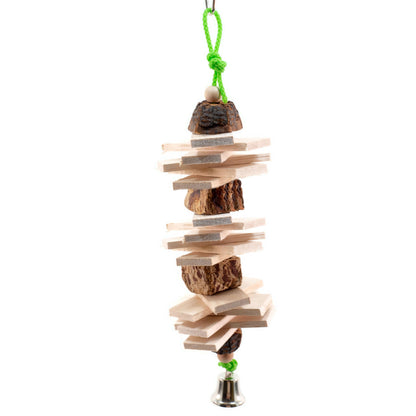 Balsa Party – All-Natural Bird Toy for Small & Tiny Parrots