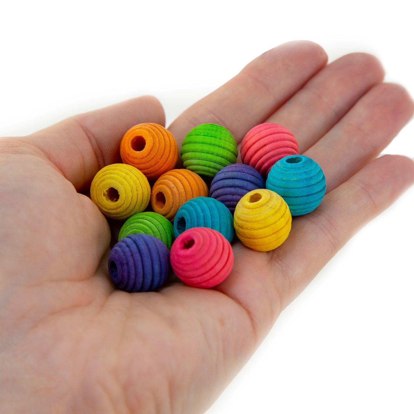 Colored Beehive Beads