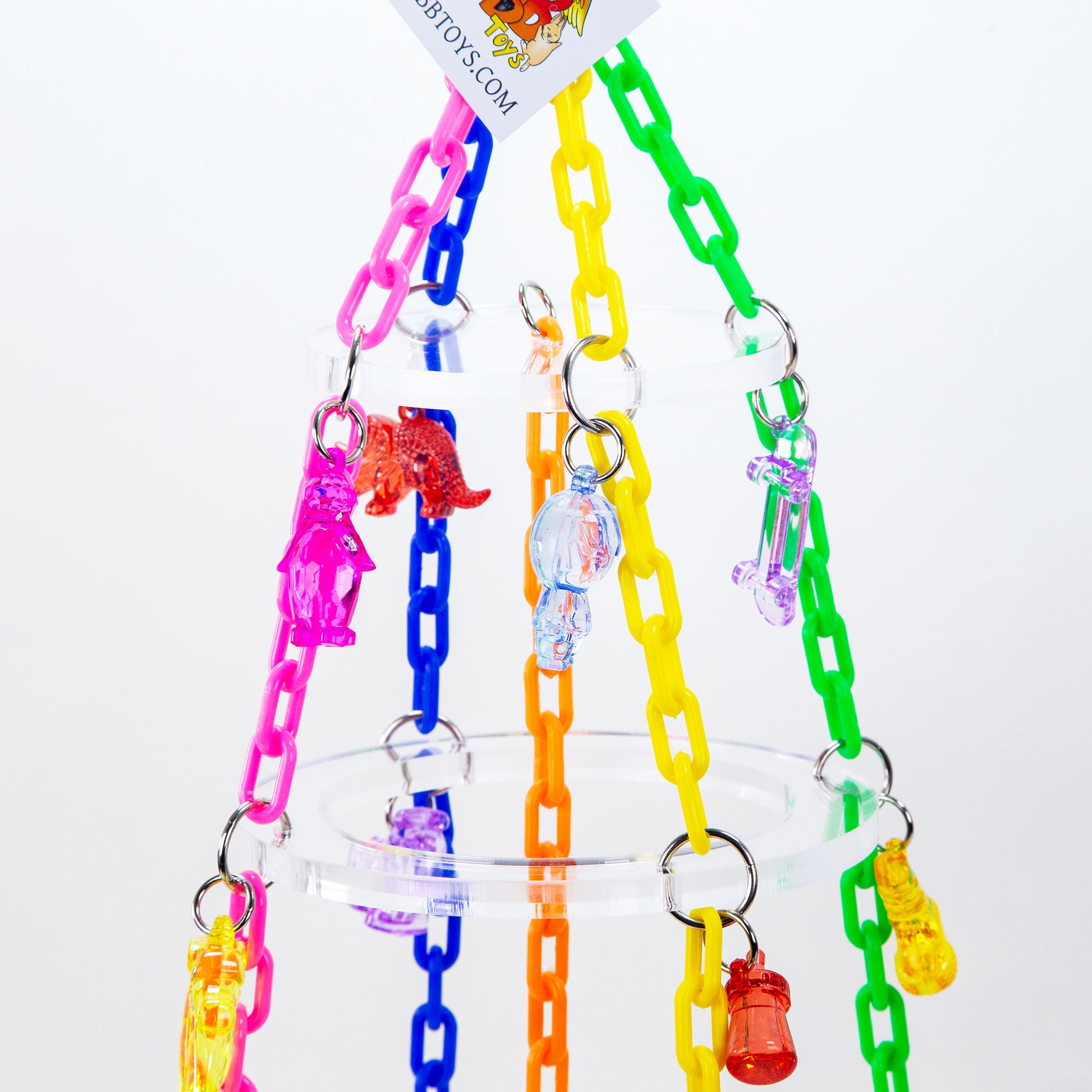 The charms are really cute. There are dinosaurs, a skateboard, sneaker, penguin, parrot and other items.