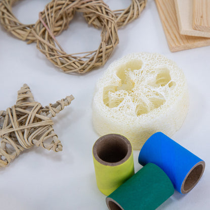 Natural Multi-toy Collection - Chew Toys for Bunny Rabbits, Guinea Pigs and Chinchillas