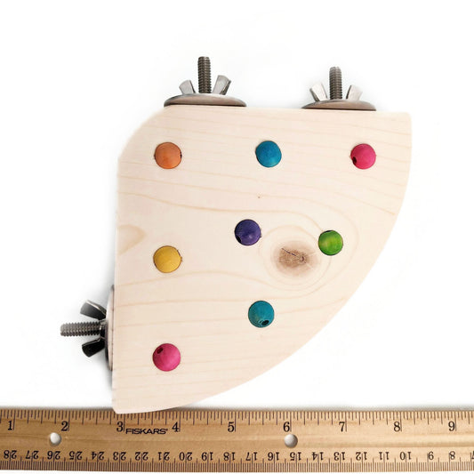 The Perfect Little Corner Perch - For little birds like parakeets, budgies, lovebirds and parrotlets