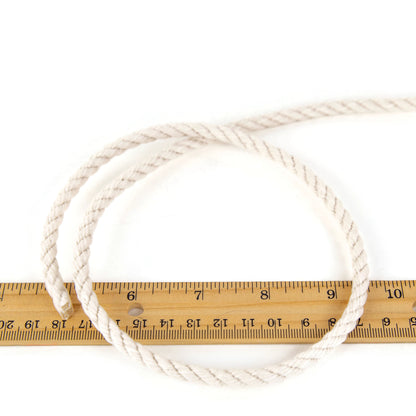 1/4" Natural Cotton Rope by the Foot - No Oil, No Chemicals, All Natural