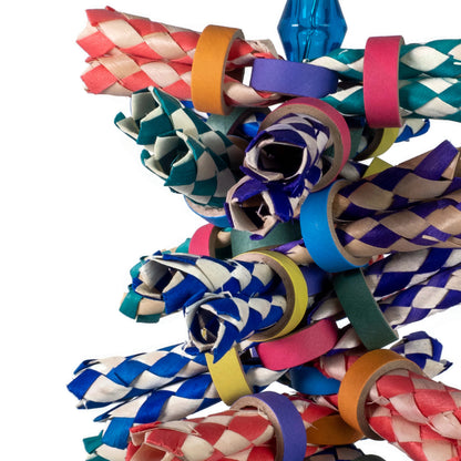 Crinkle Stax – Shreddable Foraging Toy for All Parrot Sizes
