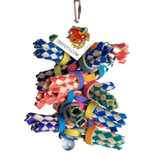 Crinkle Stax – Shreddable Foraging Toy for All Parrot Sizes