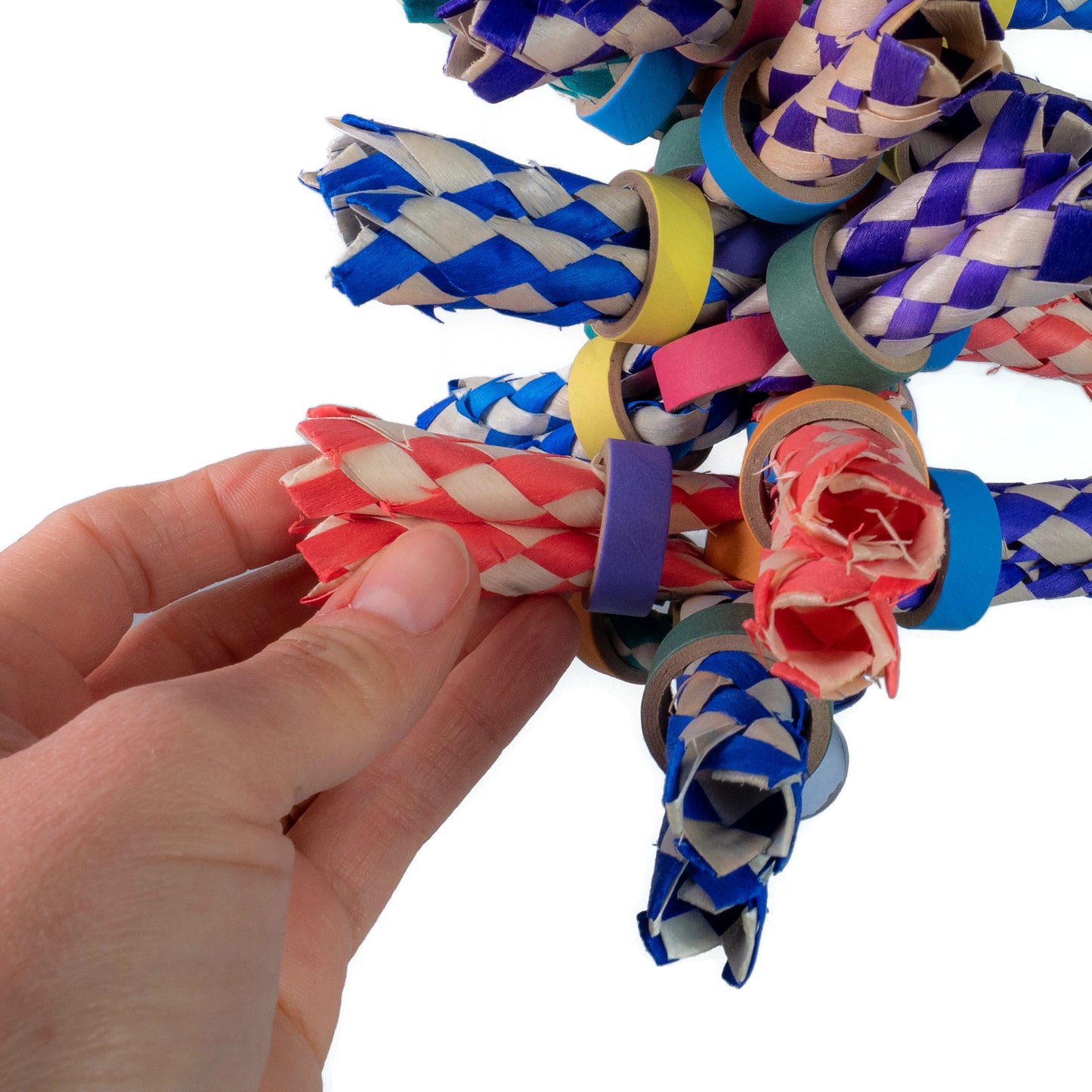 Crinkle Stax – Shreddable Foraging Toy for All Parrot Sizes