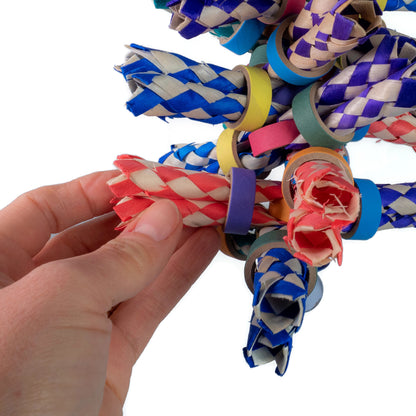 Crinkle Stax – Shreddable Foraging Toy for All Parrot Sizes