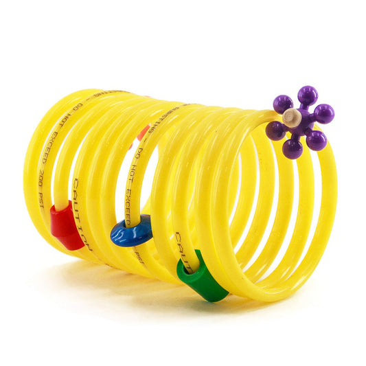 Curly Q - Small Bird Toy and Perch