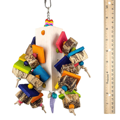 Flappy - Balsa, Pine and Mahogany Pod Bird Toy