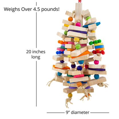 Gobsmacked - Large Parrot Toy, Bird Toy