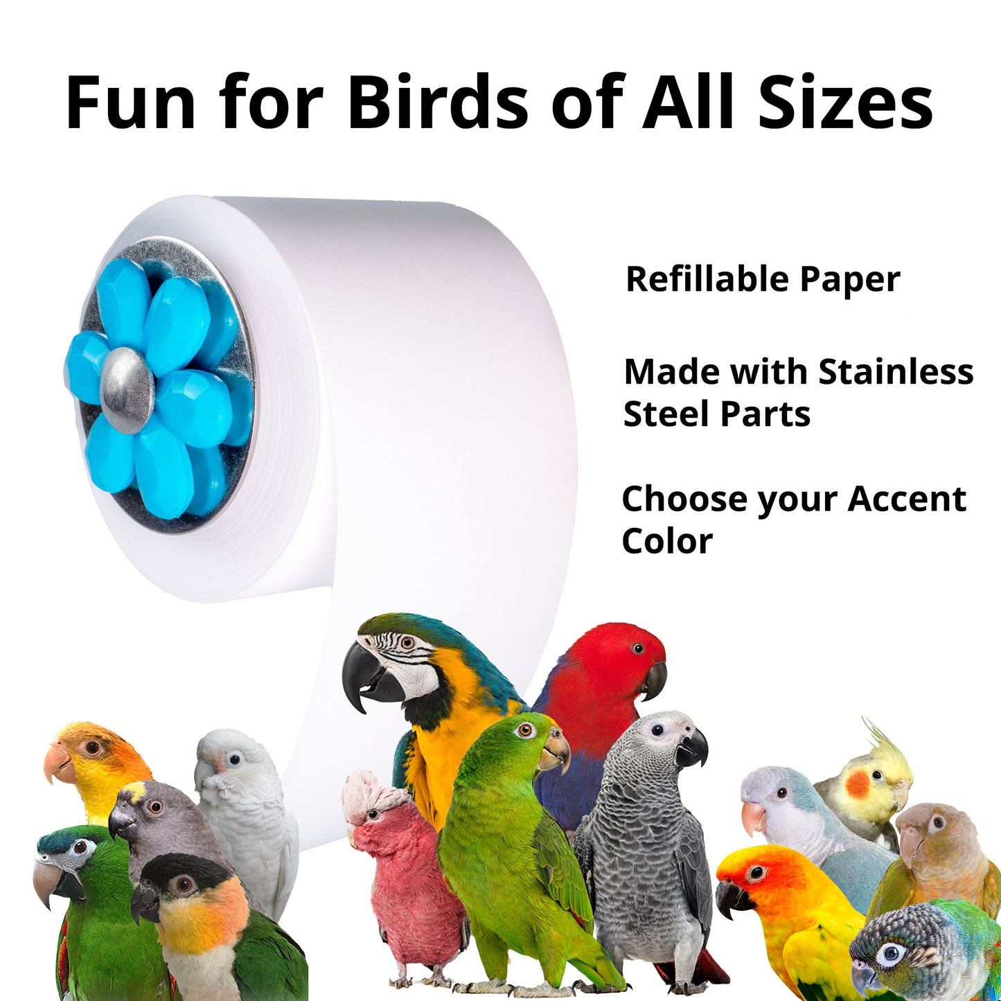 Good Times Roll - Refillable Bird Toy