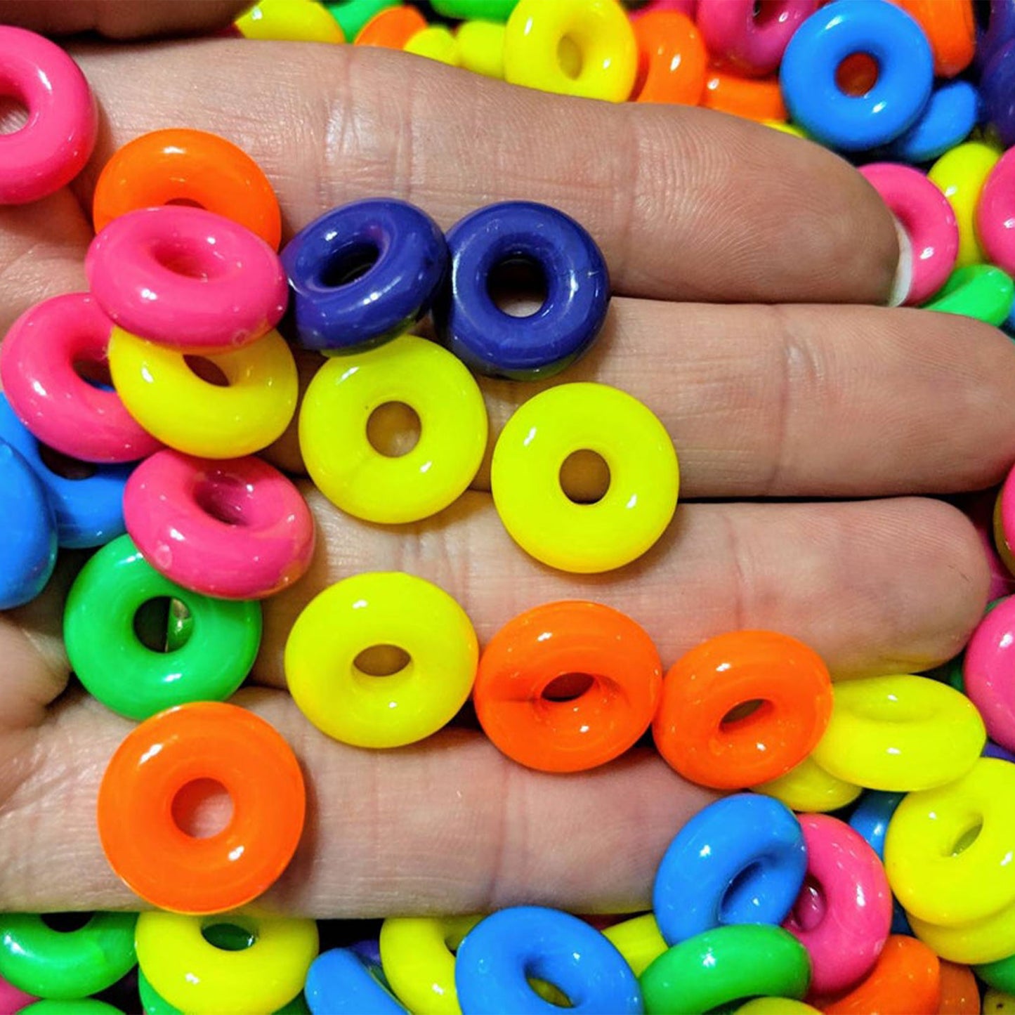 14 mm Beads - 4 oz package - Pick a color - Bird Toy Parts