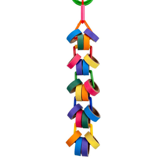 Hoopla Birdie Bagel Shredding Bird Toy