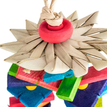 Island Time - Colorful Balsa and Pine Bird Toy