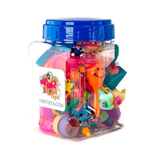 Jar of Foot Toys - Bird Toys