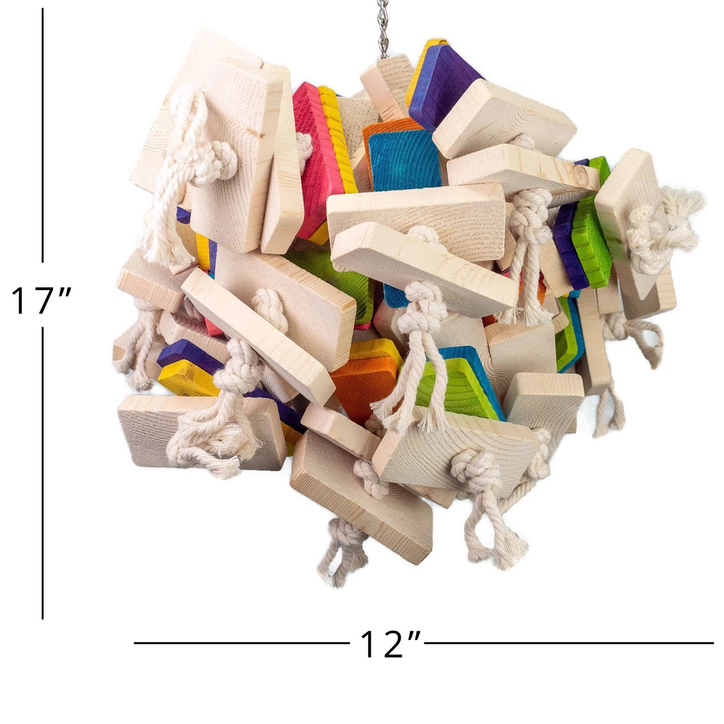 The Knotty Problem Puzzler – Large Bird Toy for Cockatoos, Macaws and Smarty-Pants Parrots