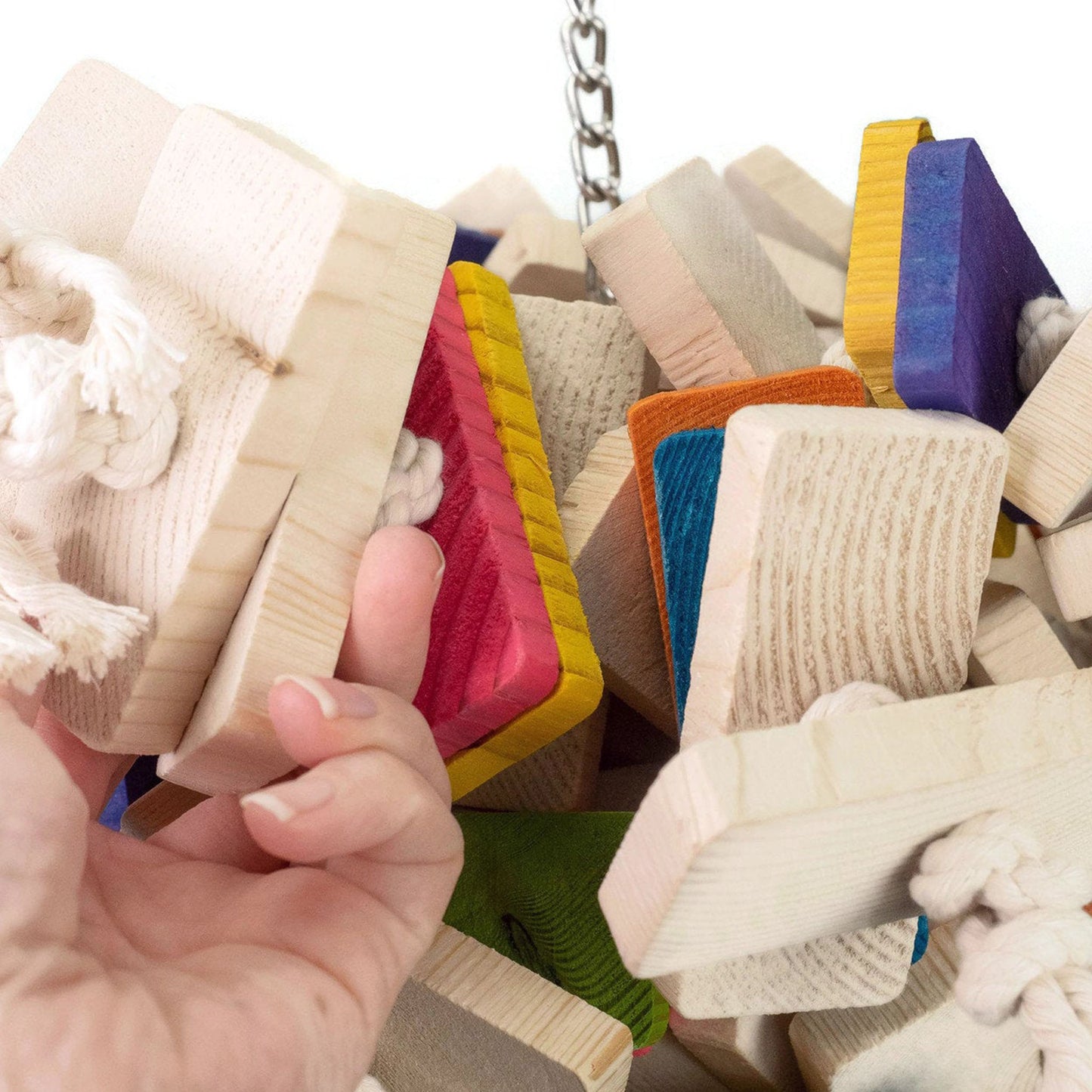The Knotty Problem Puzzler – Large Bird Toy for Cockatoos, Macaws and Smarty-Pants Parrots