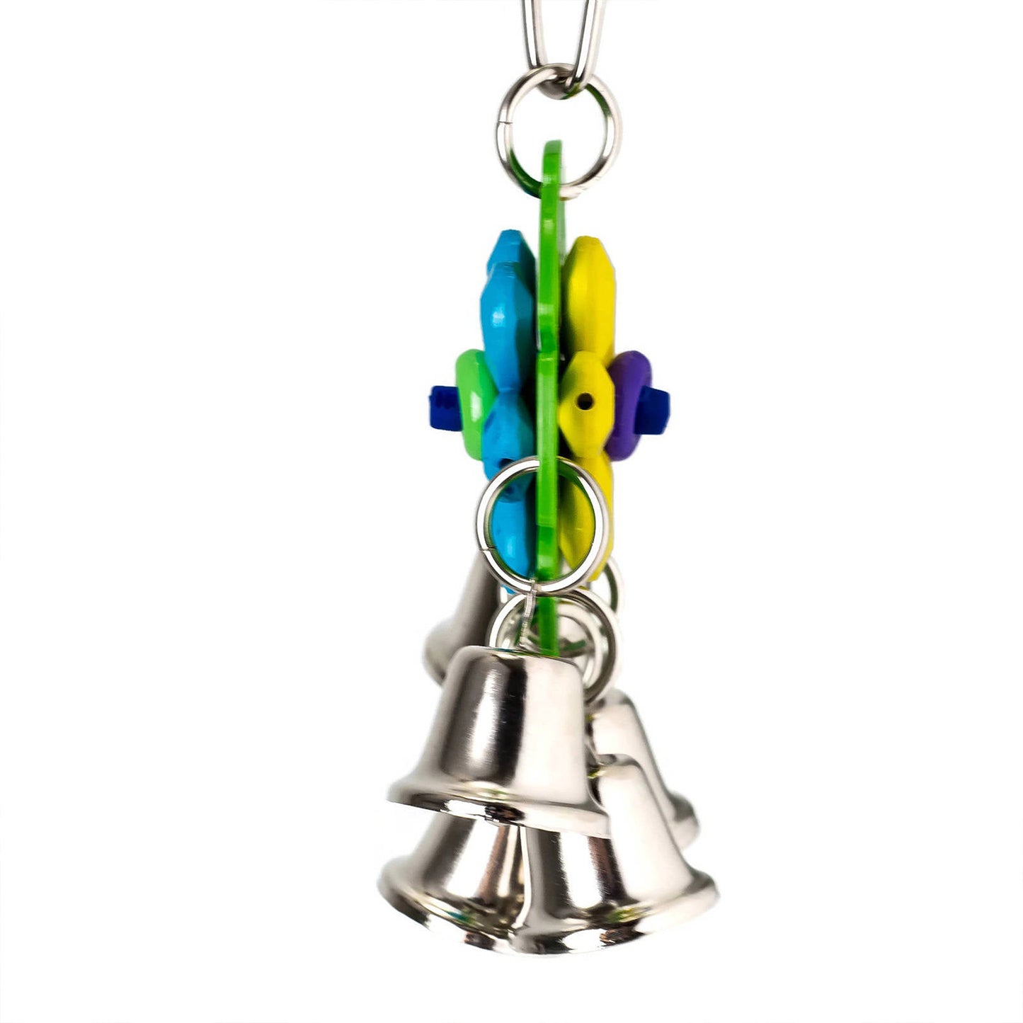 Lazy Daisy Bells – Small Bird Toy with Bells