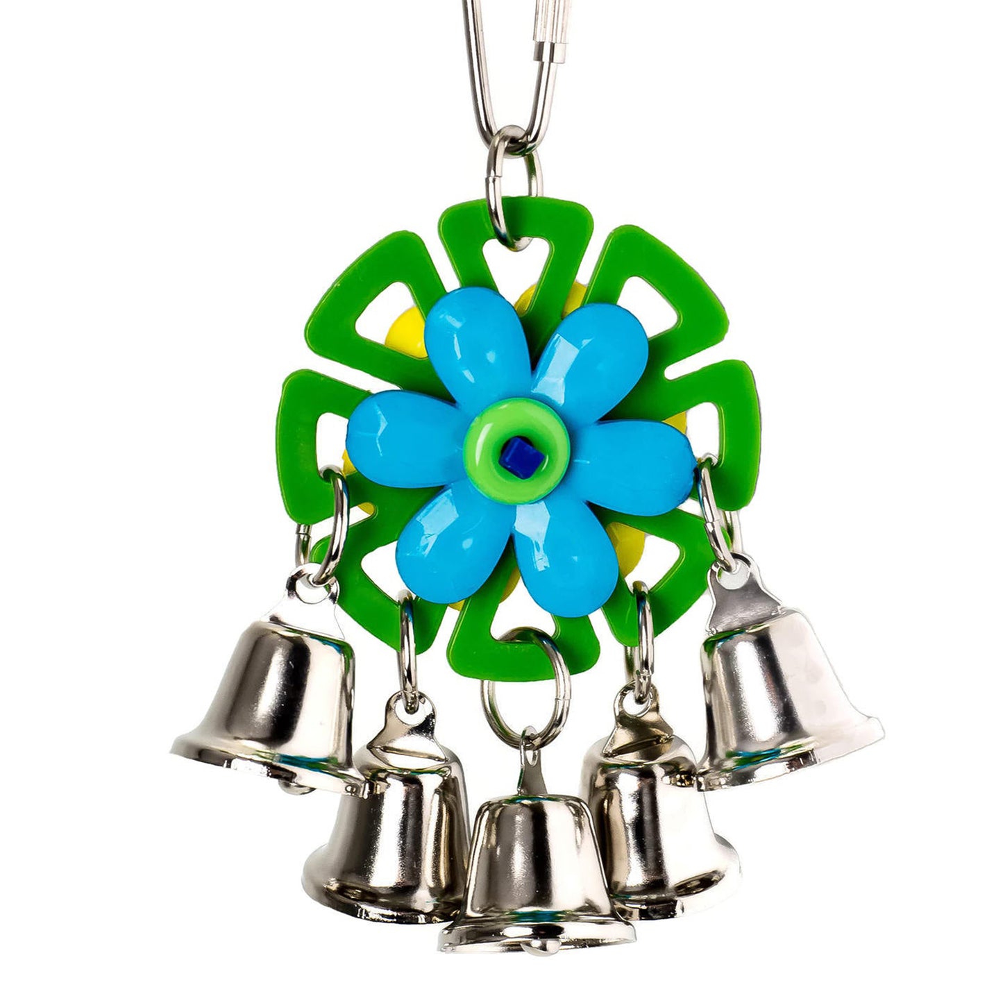 Lazy Daisy Bells – Small Bird Toy with Bells