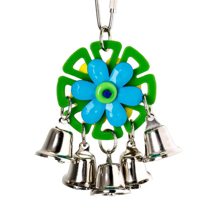 Lazy Daisy Bells – Small Bird Toy with Bells