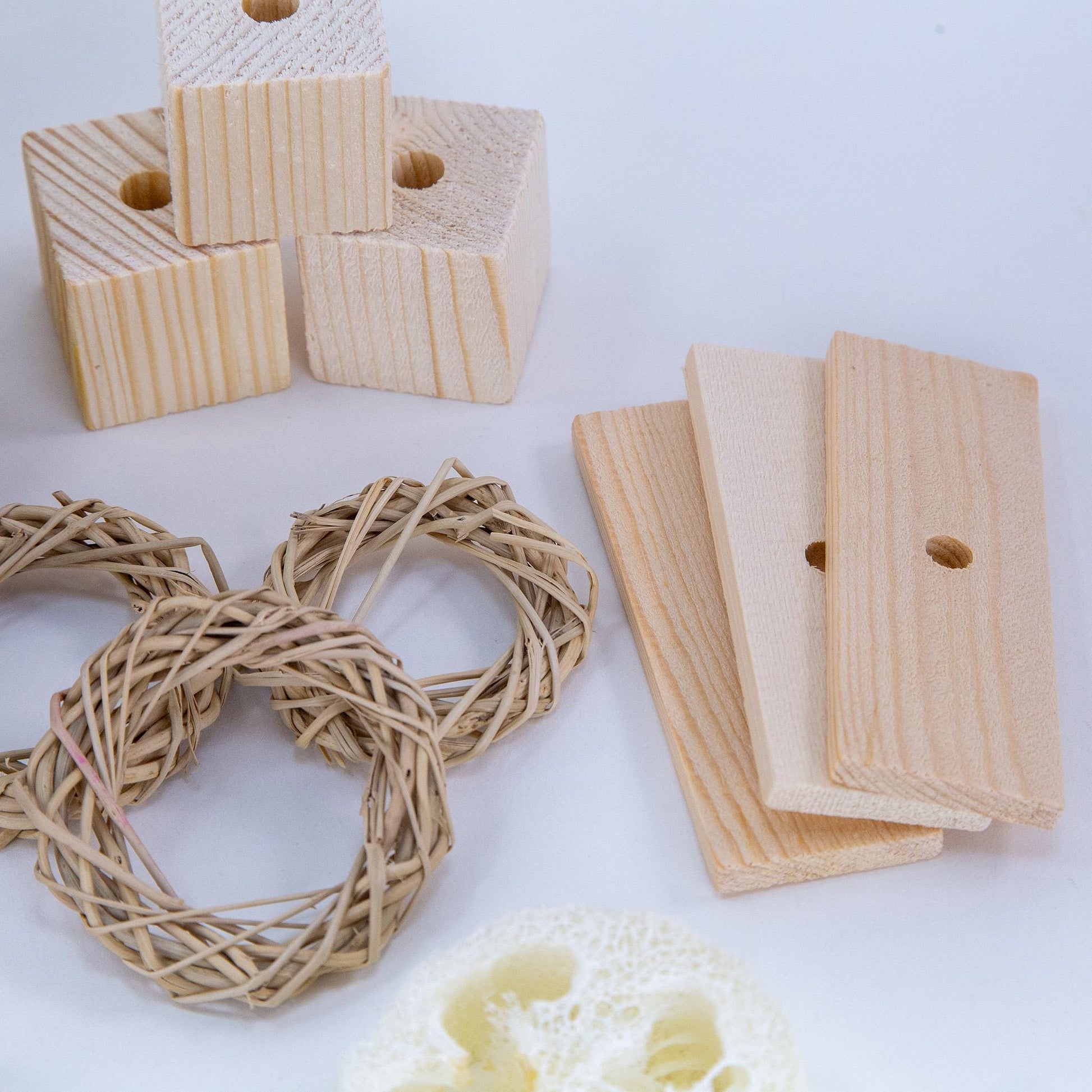 Mega Chew Toy Bundle for Rabbits, Guinea Pigs, Chinchillas - Small Pet Natural Enrichment Collection
