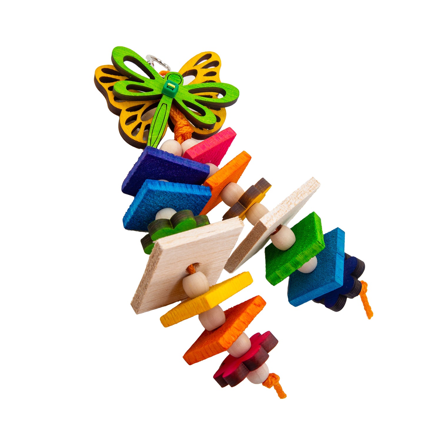 Morning Glory Bird Toy - Pine and Balsa Wood Chew Toy