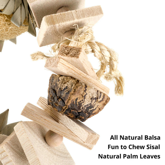 All Natural Wreath Swing - Toy for Birds or Small Animals