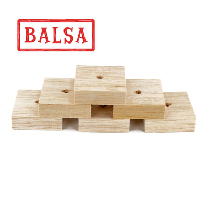 Balsa Squares - 2" x 2" x 5/8" - Bird Toy Part