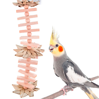Party Under the Palms Natural - Palm Leaf and Balsa Bird Toy
