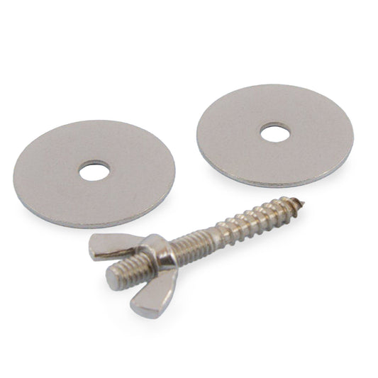 Stainless Steel Perch Hardware Set with 2 Washers