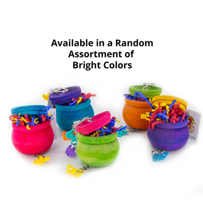 Pot o' Gold – Foraging Toy for Small Parrots