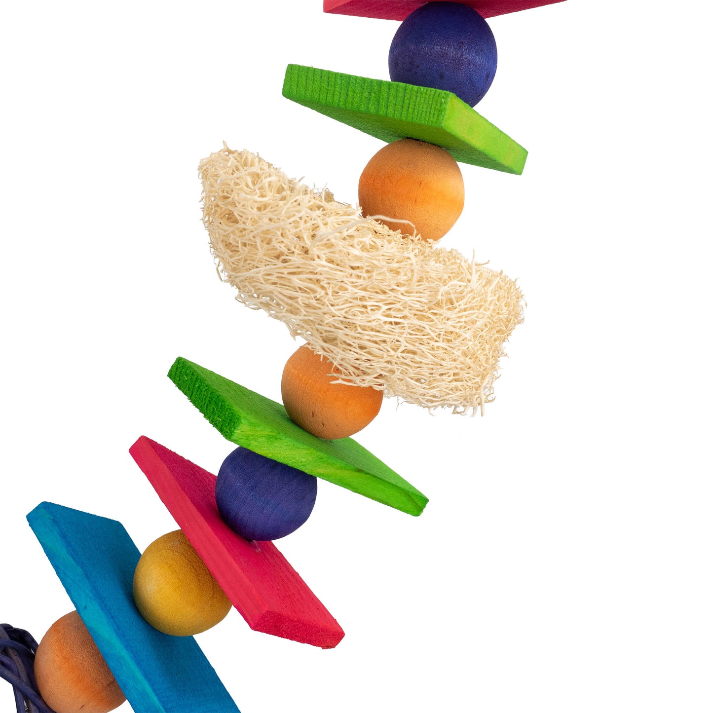 Great Big Rainbow Garland - Chew Toy for Guinea Pigs, Rabbits and Chinchillas