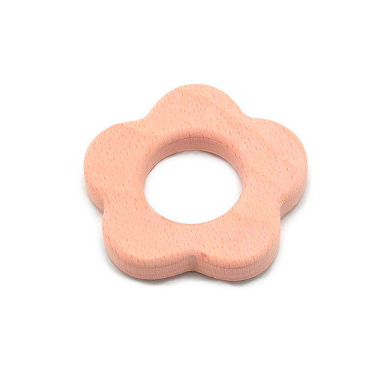 Beech Wood Flower Ring - Bird Toy Part