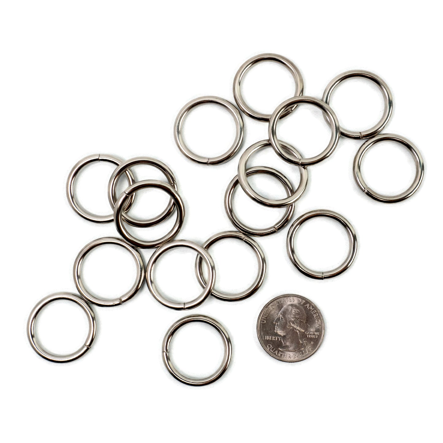 Nickel Plated - 19 mm O Ring, 3 mm thick