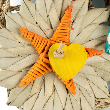 Seagrass Mat Chew Toy for Guinea Pig, Bunny Rabbit, Chinchilla - Fuzzy's Chomp and Chew Activity Mat