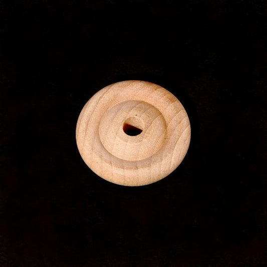 Wooden Wheel 1" x 1/4" - Natural