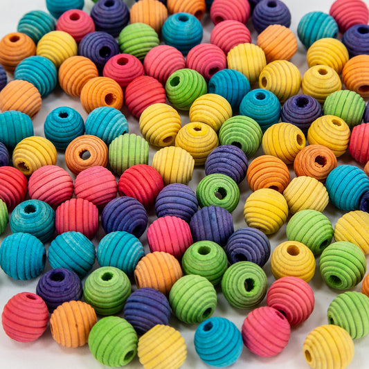 Colored Beehive Beads
